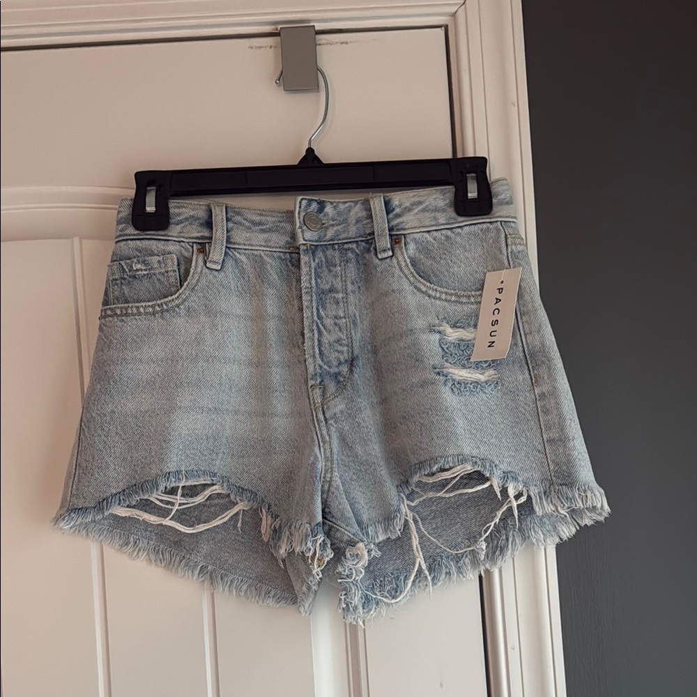 High Rise Festival Jean Shorts From Pacsun